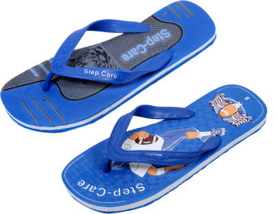 

Indistar Flip Flops, Blue/grey::blue