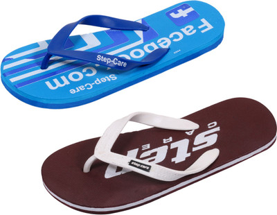 

Indistar Flip Flops, Fb blue::brown step