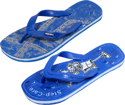 

Indistar Flip Flops, Printed blue::blue