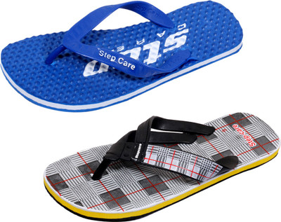 

Indistar Flip Flops, Dotted blue::white check
