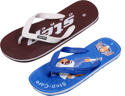 

Indistar Flip Flops, Brown step::blue