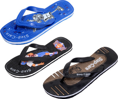 

Indistar Flip Flops, Brown:blue::black