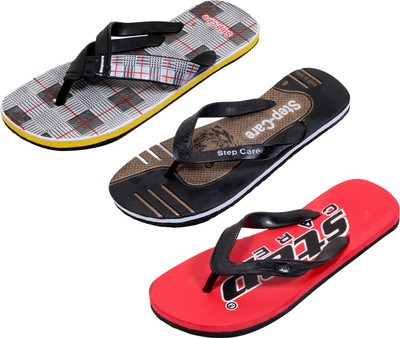 

Indistar Flip Flops, Red:white check::brown