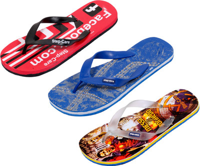 

Indistar Flip Flops, Yellow printed:printed red::printed blue