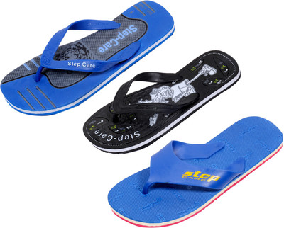 

Indistar Flip Flops, Blue step:blue/grey::black