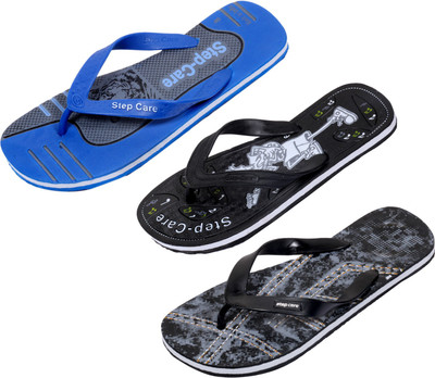 

Indistar Flip Flops, Printed black:blue/grey::black