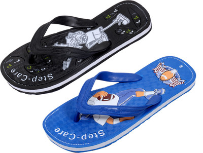 

Indistar Flip Flops, Black::blue