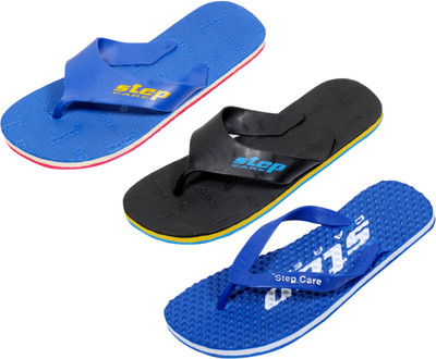 

Indistar Flip Flops, Dotted blue:black step::blue step