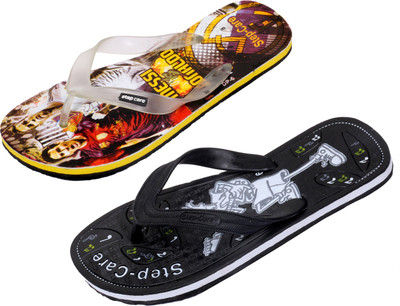 

Indistar Flip Flops, Printed yellow::black