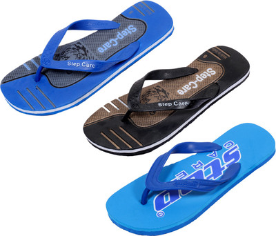 

Indistar Flip Flops, Blue:brown::blue/grey