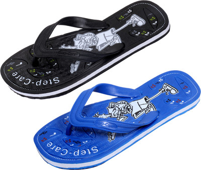 

Indistar Flip Flops, Black::blue