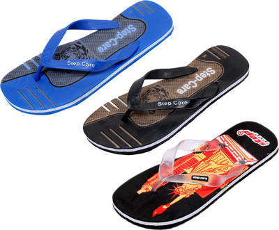 

Indistar Flip Flops, Red:brown::blue/grey