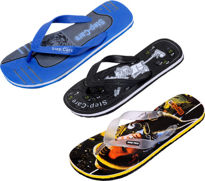 

Indistar Flip Flops, Printed blk:blue/grey::black