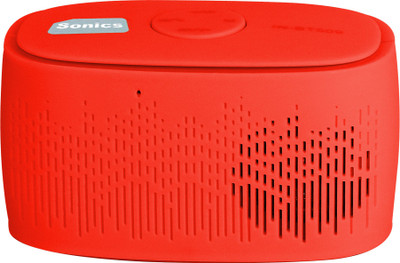 Sonics IN-BT509 Portable Bluetooth Mobile/Tablet Speaker(Red, 2.1 Channel)