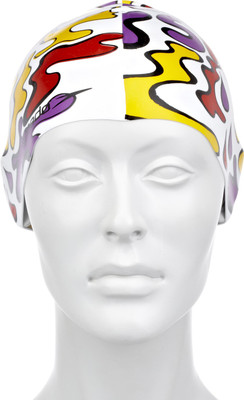 

Speedo Unisex-Junior Slogan Print Swimming Cap(Multicolor, Pack of 1), Assorted