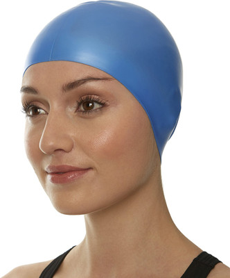 

Speedo Long Hair Swimming Cap(Blue, Pack of 1)