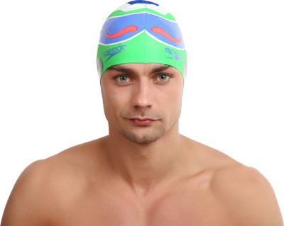 

Speedo Unisex-Adult Slogan Print Swimming Cap(Multicolor, Pack of 1), Assorted
