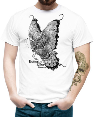 Labartry Graphic Print Men Round Neck White T-Shirt Labartry Graphic Print Men Round Neck White T-Shirt