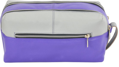 

AzraJamil AzraJamil's Men & Women Genuine Leather Toilet Pouch/Bag ajw073_Purple Travel Toiletry Kit(Purple)