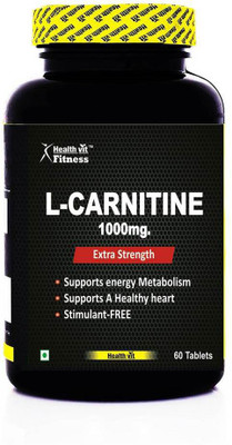 

HealthVit Fitness L-Carnitine 1000MG 60 Tablets(60 No)