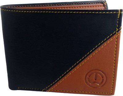 

SA Enterprises Men Black Artificial Leather Wallet(8 Card Slots)
