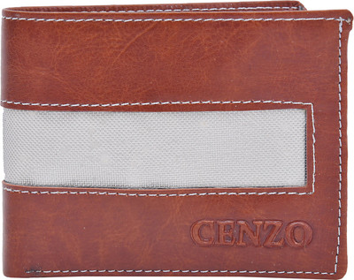 

Bagaholics Men Brown, Silver Artificial Leather Wallet(6 Card Slots)