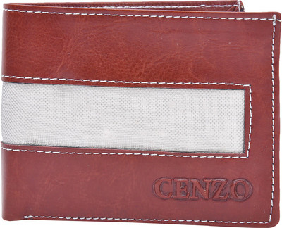 

Bagaholics Men Brown, Silver Artificial Leather Wallet(6 Card Slots)