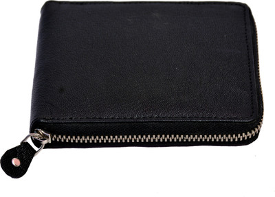 

Adams Boys Black Genuine Leather Wallet(6 Card Slots), Black-0001