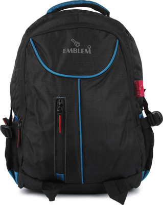 

Emblem 6001 Black blue 13 L Backpack(Black, Blue), Emblem black blue