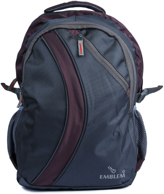 

emblem ELBP6004GREY WINE 28 L Laptop Backpack(Grey, Maroon)