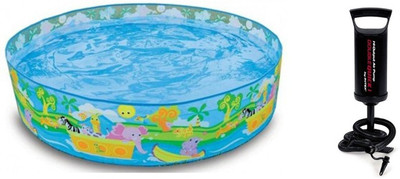 

AM Enterprises 5 feet baby bath pool with air pump(Multicolor)
