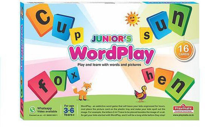 

Playmates Toys Juniors WordPlay Board Game