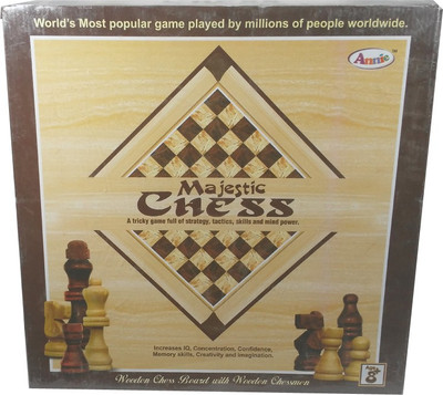 HALO NATION Majestic Wooden Chess - Annie Board Game