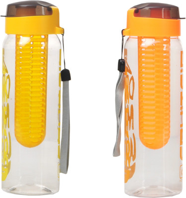 

Imago Detox Sport Fruit Sip Infuser 700 ml Water Bottles(Set of 2, Multicolor)