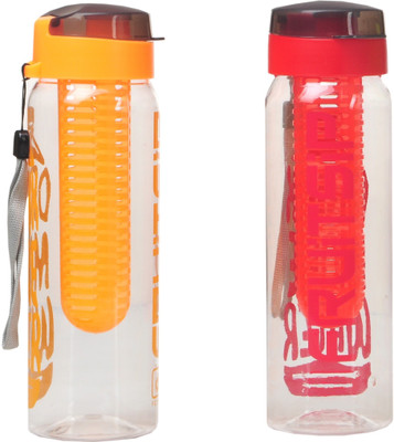 

Imago Detox Sport Fruit Sip Infuser 700 ml Water Bottles(Set of 2, Multicolor)