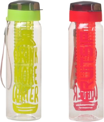 

Imago Detox Sport Fruit Sip Infuser 700 ml Water Bottles(Set of 2, Multicolor)