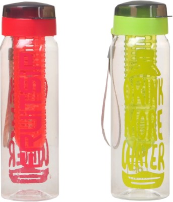 

Imago Detox Sport Fruit Sip Infuser 700 ml Water Bottles(Set of 2, Multicolor)