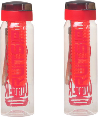 

Imago Detox Sport Fruit Sip Infuser 700 ml Water Bottles(Set of 2, Multicolor)