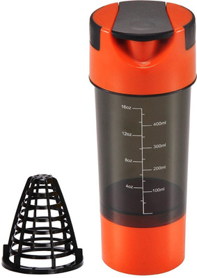 

AMR Plastic GYM Shaker 600 ml Shaker(Pack of 1, Orange)