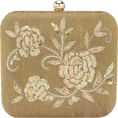 

D'oro Party Gold Clutch