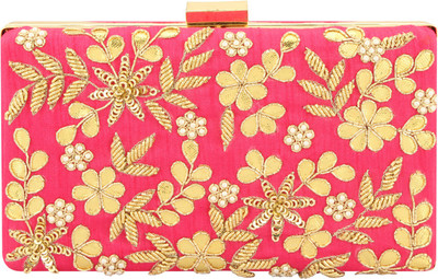 

D'oro Party Pink Clutch