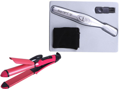 

3P Kart STRAIGHTENER CURLER AND EYE-BRO TRIMMER(Set of 2)