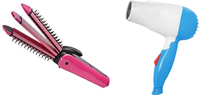 

Welcome India Bazaar wib-269 Personal Care Appliance Combo(Hair Straightener, Hair Dryer)