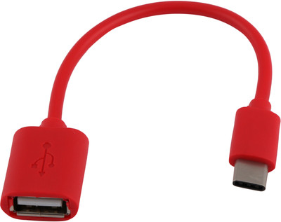 

iGreenPro Universal OTG Type C (Male)To Type A (Female) Red iGP / Standard OTG Cable(Red)
