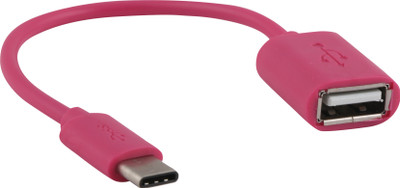 

iGreenPro Universal OTG Type C (Male)To Type A (Female) Pink iGP / Standard OTG Cable(Pink)