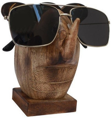 

Alishba 1 Compartments wooden Spectacle Holder(Brown)
