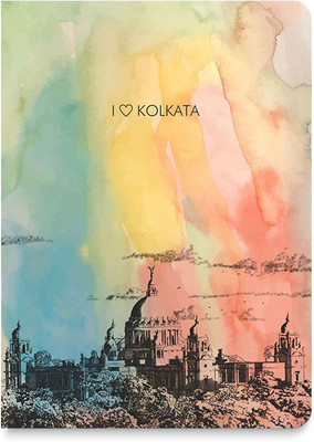 

inkFlap A5 Journal(FlapBook Premium Notebook - I Love Kolkata, Multicolor)