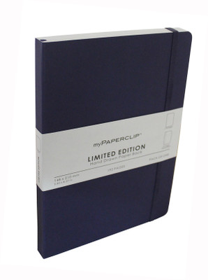 

Mypaperclip A5 Notebook(192 Plain Pages Limited Edition, Aubergine)