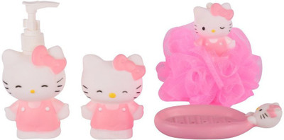 

Shrih Pack of 4 Kids Pink Plastic Bathroom Set(Pack of 4)