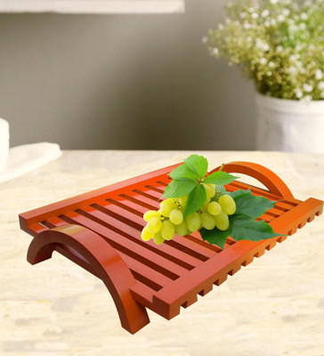 

Onlineshoppee Wood Fruit & Vegetable Basket(Orange)
